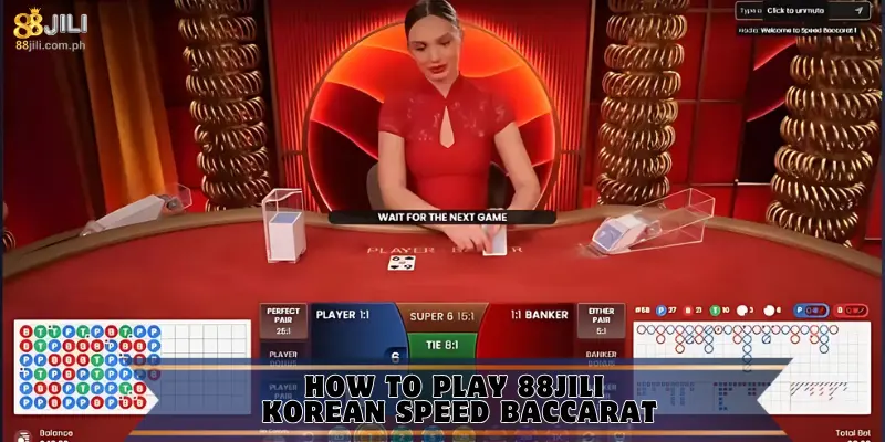 How to Play 88JILI Korean Speed Baccarat